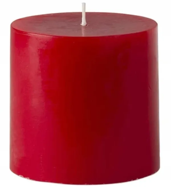 Unscented_Pillar_Candles_Set_of_1_|_3x3_nches_|_Paraffin_Wax_Candles_|_Home_Decor_(Red)