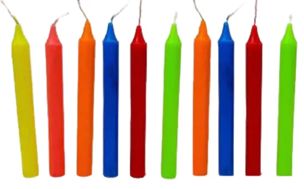 Unscented_Wax_Household_Candles,_Set_of_20_Pcs,_5_Inch_(Multicolor)_for_Birthday,_Home_Décor,_Dinner_Light_Candle