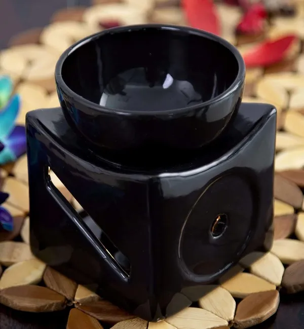 Ceramic_Candle_Operated_Aroma_Diffuser_Oil_Burner_Lamp_for_Fragrance_with_1_pc_Tealight_(Black,_Square)