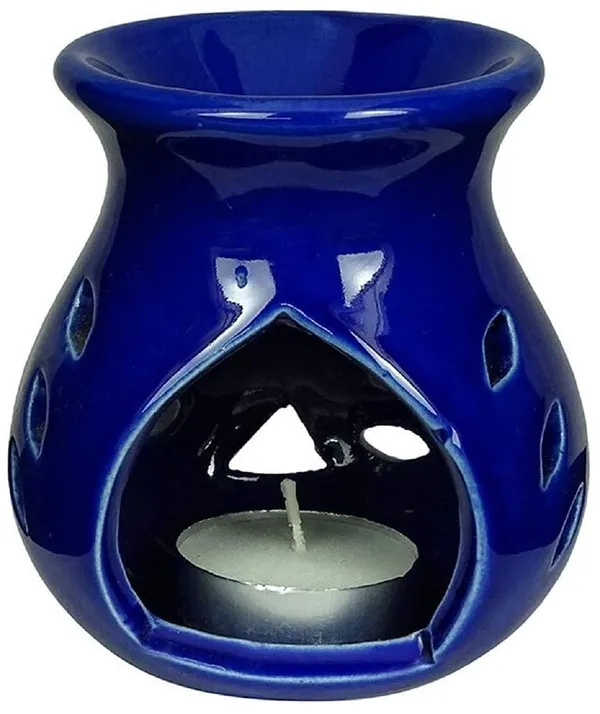 Ceramic_Candle_Operated_Aroma_Oil_Burner_Diffuser_Lamp_-Set_of_4_(Red,_Yellow,_Blue,_Black)_Multicolor_for_Home_Fragrance