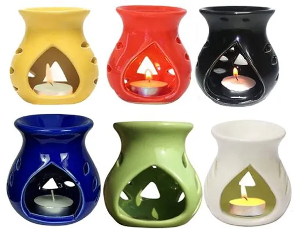 Ceramic_Candle_Aroma_Diffuser_Oil_Burner_Lamp_-Set_of_6_(Red,_Yellow,_Blue,_Black,_White_&_Green)_Multicolor_for_Fragrance_at_Home,_Office,_Hotel