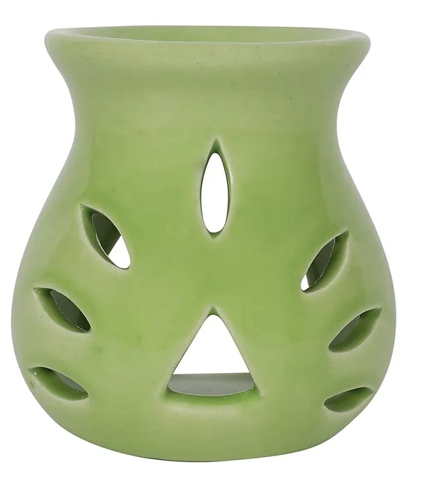 Ceramic_Clay_Candle_Operated_Oil_Burner_Aroma_Diffuser_Lamp_-_Set_of_4_(Blue_Yellow_Green_&_Black)_Multicolor_for_Home_Fragrance