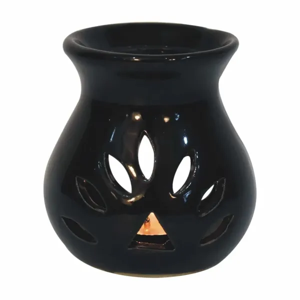 Ceramic_Clay_Candle_Aroma_Diffuser_Oil_Burner_Lamp_for_Home_Fragrance_(Black)