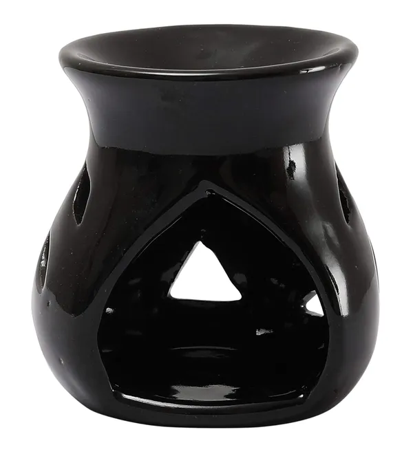 Ceramic_Clay_Candle_Aroma_Diffuser_Oil_Burner_Lamp_for_Home_Fragrance_(Black)