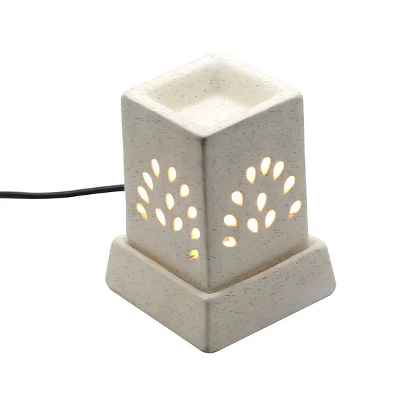 Ceramic_Electric_Aroma_Burner_Oil_Diffuser_Lamp_with_10_ml_Lavender_Aroma_Oil_(Square,_White,_Small)