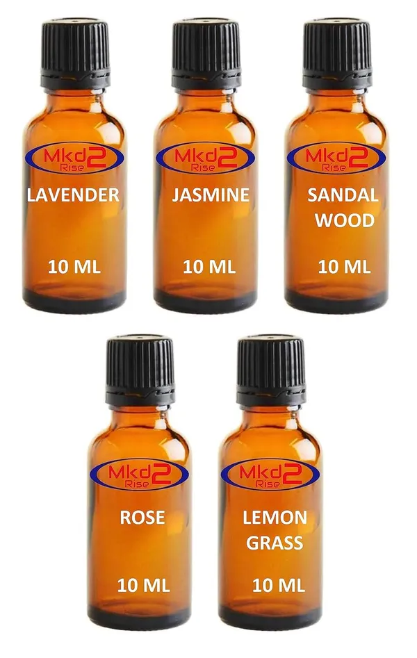 Aroma_Diffuser_Oil/Essential_Oil_for_Home_Fragrance,_10ml_Each,_Set_of_5_(Lavender,_Lemongrass,_Rose,_Jasmine,_Sandalwood)