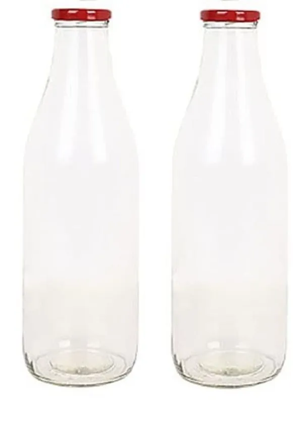 Set_of_1,_500_ml_Each_Glass_Milk_Bottle_With_Red_Metal_Lid_for_Water,_Smoothie,_Juices_-_Reusable_Suitable_For_Fridge_Storage