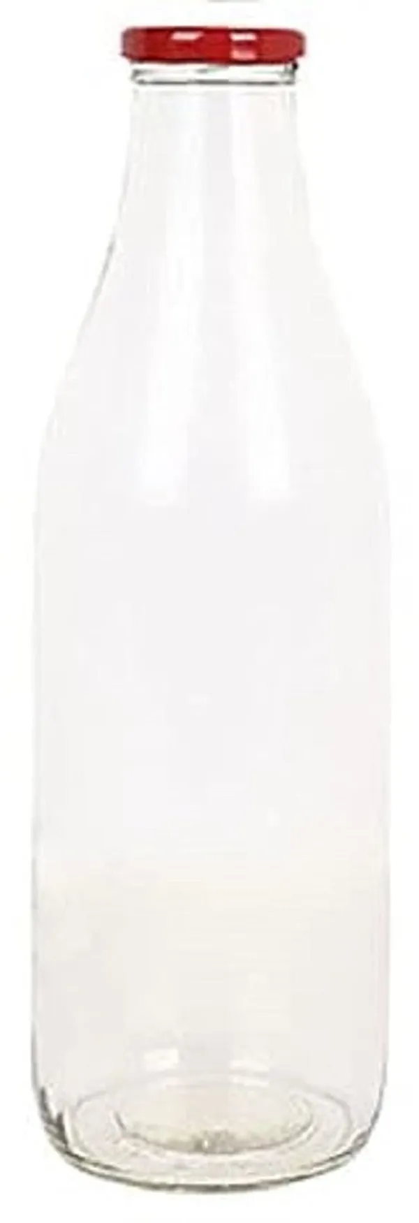 Set_of_1,_500_ml_Each_Glass_Milk_Bottle_With_Red_Metal_Lid_for_Water,_Smoothie,_Juices_-_Reusable_Suitable_For_Fridge_Storage