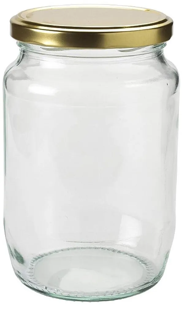 Glass_Jar_With_Gold_Cap_-_500_Gm,_6_Pieces,_Transparent