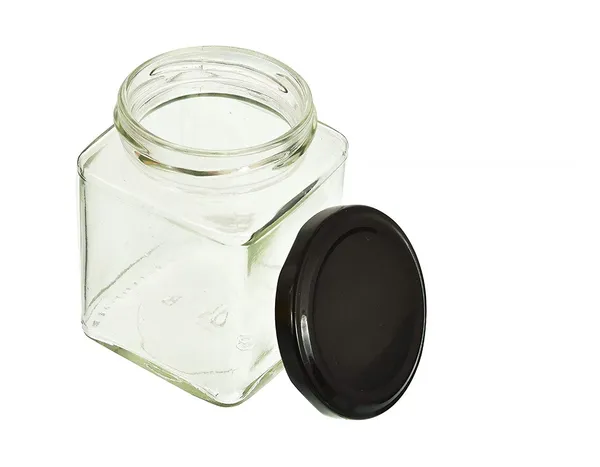 Square_Transparent_Glass_Jar_And_Container_250ml,_Set_of_6_With_Rust_Proof_Air_Tight_Black_Cap_For_Kitchen_Storage