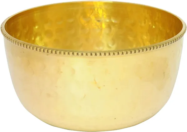 Pure_Brass_Serving_Bowl_-_150ml,_1_Piece_(Gold,Plain)_for_Pooja,_Puja_Room,_Dinnerware_and_Tableware