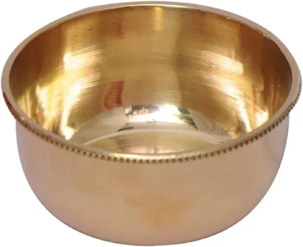 Pure_Brass_Serving_Bowl_-_150ml,_2_Piece_(Gold,Plain)_for_Pooja,_Puja_Room,_Dinnerware_and_Tableware