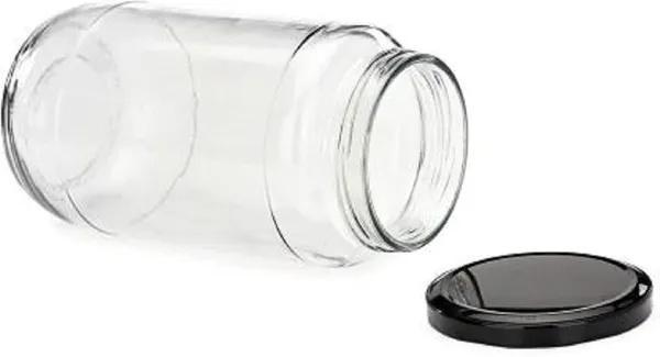 Transparent_Glass_Jar_And_Container_500_Gm_Set_of_1_piece_With_Airtight_Black_Lid_For_Kitchen_Storage