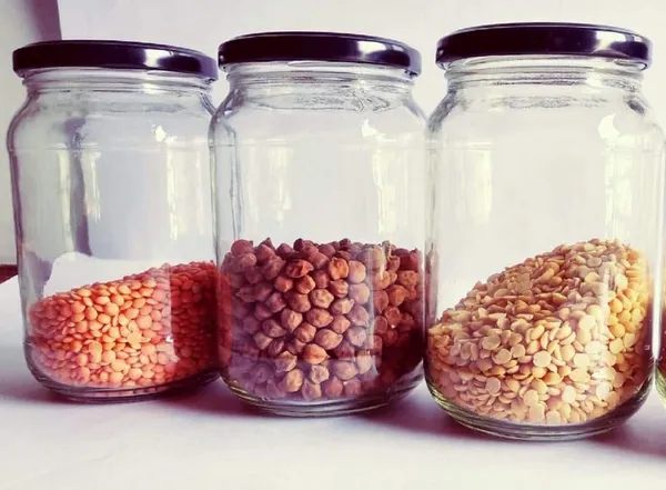 Transparent_Glass_Jar_And_Container_500_Gm_Set_of_2_With_Airtight_Black_Lid_For_Kitchen_Storage