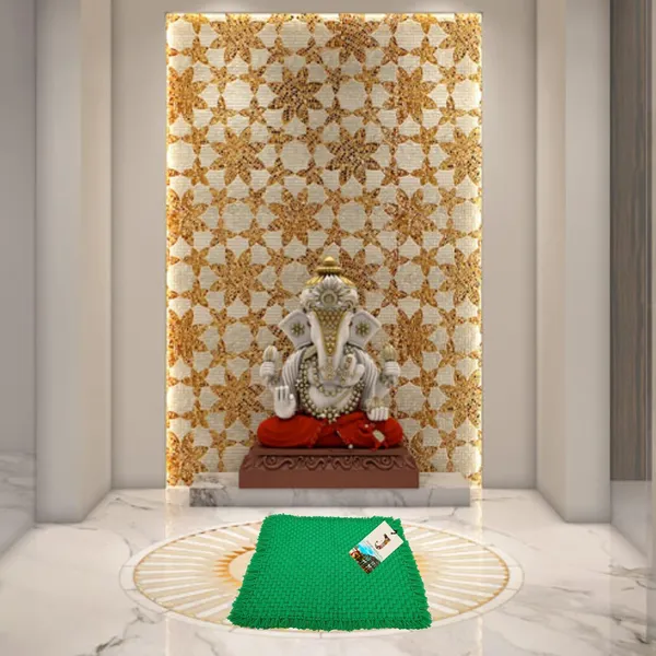 Green_Pooja_Mat_Soft__Wool_Handmade_Pooja_Aasan_|_Prayer_Mat