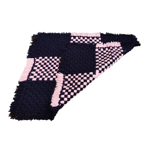 Black-Peach_Pooja_Mat_Soft__Wool_Handmade_Pooja_Aasan_|_Prayer_Mat