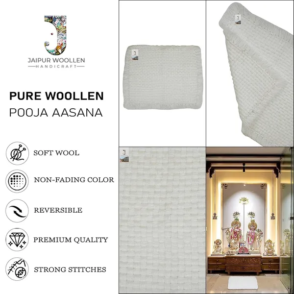 White_Shine_Pooja_Mat_Soft__Wool_Handmade_Pooja_Aasan_|_Prayer_Mat