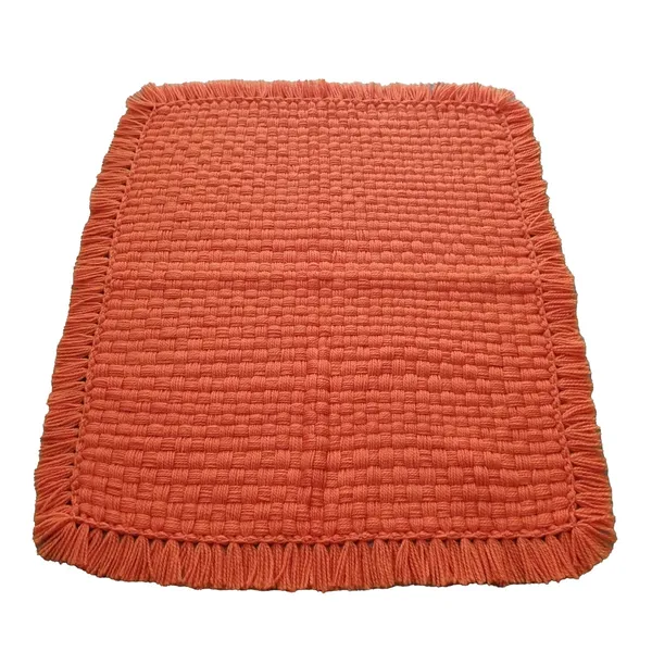 Orange_Pooja_Mat_Soft__Wool_Handmade_Pooja_Aasan_|_Prayer_Mat