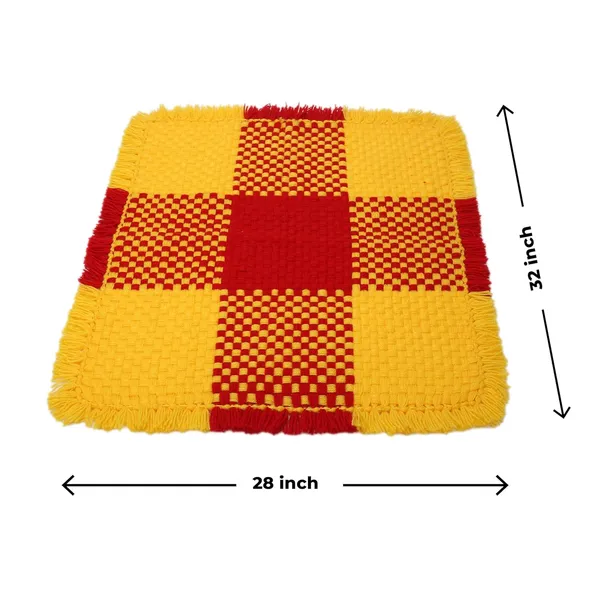 Red_Yellow_Pooja_Mat_Soft__Wool_Handmade_Pooja_Aasan_|_Prayer_Mat