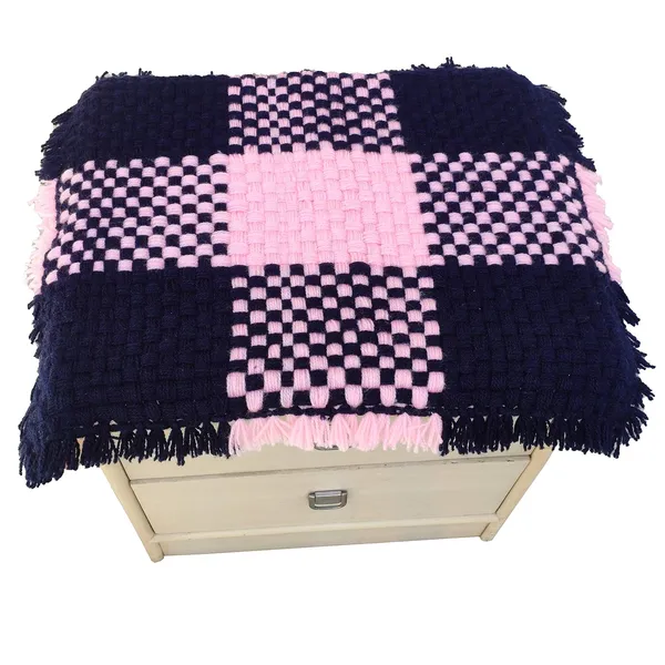 Peach_Soft_Wool_Handmade_2_Seater_Table_Cover