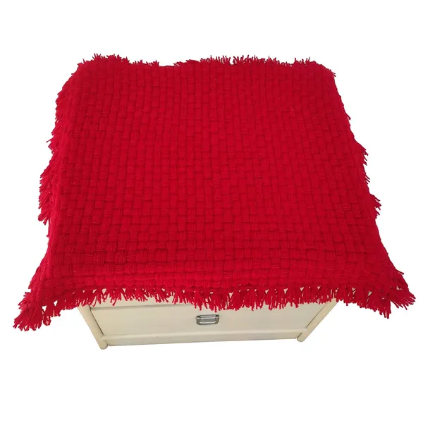 Red_Soft_Wool_Handmade_2_Seater_Table_Cover