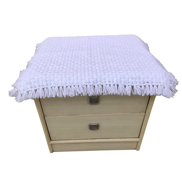 White_Soft_Wool_Handmade_2_Seater_Table_Cover