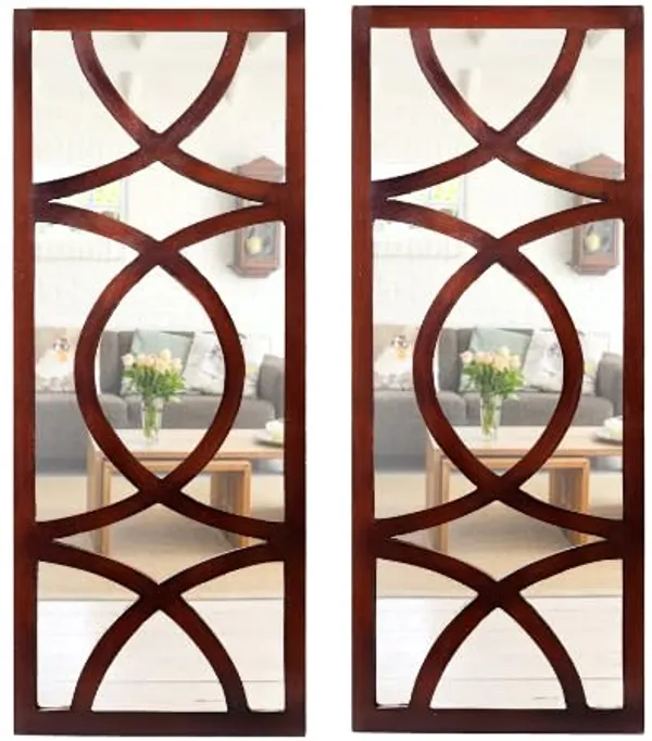 Pack_Of_2_Brown_Hand_Crafted_Modern_Rectangular_Wall_Panel_Mirror_(30_X_12_Inch)