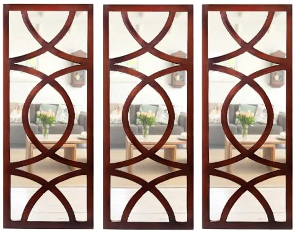 Pack_Of_3_Brown_Hand_Crafted_Modern_Rectangular_Wall_Panel_Mirror_(30_X_12_Inch)