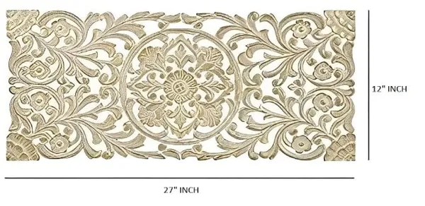 Wooden_Wall_Panel_For_Living_Room,Bedroom,Bathroom,Wall_Panel_For_Decoration,Size-27"X12"Inch,Color-Golden_Antique