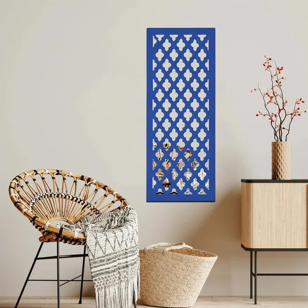 Pack_Of_1_Blue_Wall_Mirror_Decor_Panel_Wooden_Hanging_Jharokha_Rectangular_Wall_Decor_Frame_(30_X_12_Inch)