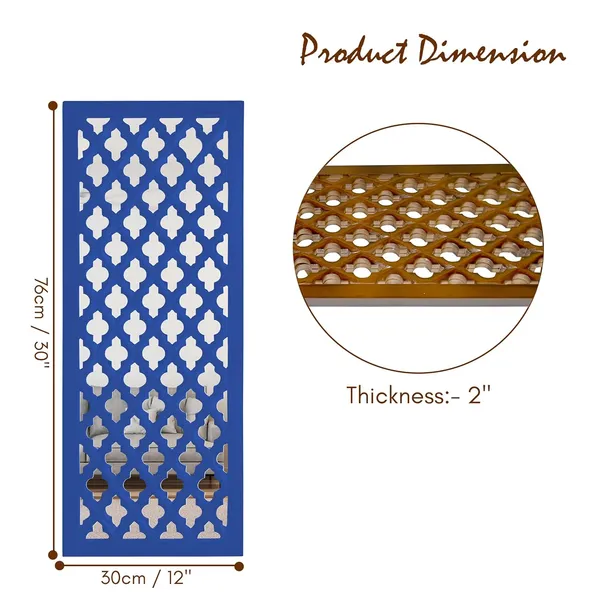 Pack_Of_1_Blue_Wall_Mirror_Decor_Panel_Wooden_Hanging_Jharokha_Rectangular_Wall_Decor_Frame_(30_X_12_Inch)