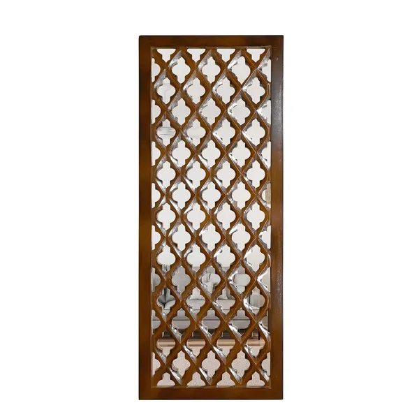 Pack_Of_1_Brown_Wall_Mirror_Decor_Panel_Wooden_Hanging_Jharokha_Rectangular_Wall_Decor_Frame_(30_X_12_Inch)