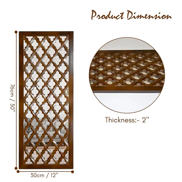 Pack_Of_1_Brown_Wall_Mirror_Decor_Panel_Wooden_Hanging_Jharokha_Rectangular_Wall_Decor_Frame_(30_X_12_Inch)