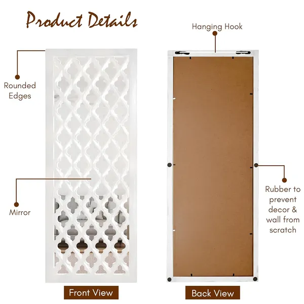 Pack_Of_1_White_Wall_Mirror_Decor_Panel_Wooden_Hanging_Jharokha_Rectangular_Wall_Decor_Frame_(30_X_12_Inch)