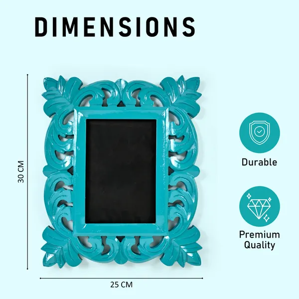 Skyblue_House_Photo_Frames_Decoralicious_Flower_Photo_Frame_(12_X_8_Inch)