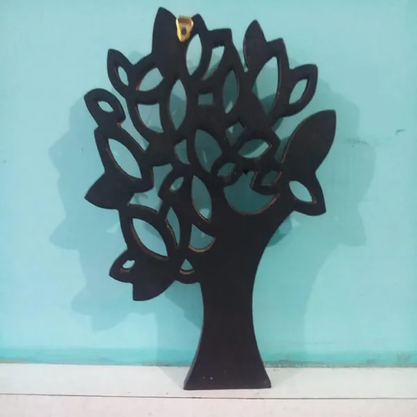 Black_Stylish_Unique_Design_Wood_8_Hooks_Key_Holder