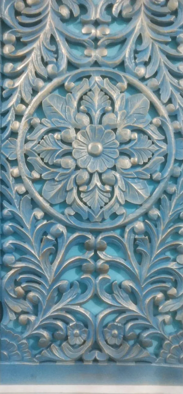Pack_Of_2_Blue_Golden_Handmade_Wooden_Wall_Panel_(36_X_18_Inch)