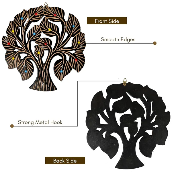 Black_House_Decorative_Wooden_9_Hooks_Key_Holder