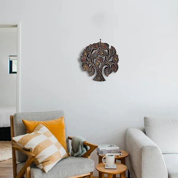 Black_House_Decorative_Wooden_9_Hooks_Key_Holder