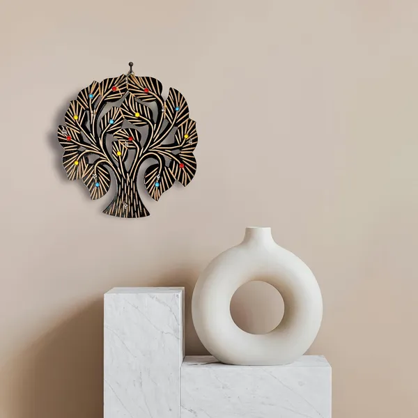 Black_House_Decorative_Wooden_9_Hooks_Key_Holder