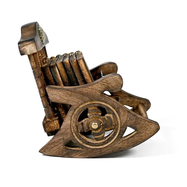 Pack_Of_6_Brown_House_Wooden_Chair_Design_Coaster_(Rocking_Chair_Coaster)