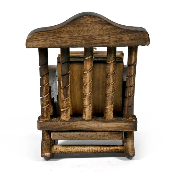 Pack_Of_6_Brown_House_Wooden_Chair_Design_Coaster_(Rocking_Chair_Coaster)