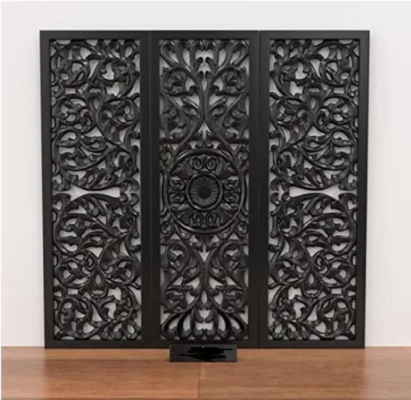 Black_Handmade_Wooden_Wall_Panel_Square_Shape_(36_X_36_Inch)