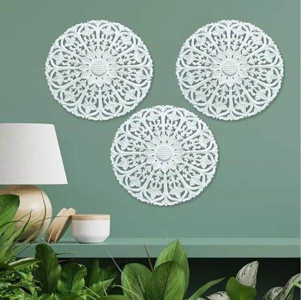 Pack_Of_3_Warm_White_Hand_Crafted_Wooden_Round_Wall_Panel_(24_X_24_Inch)