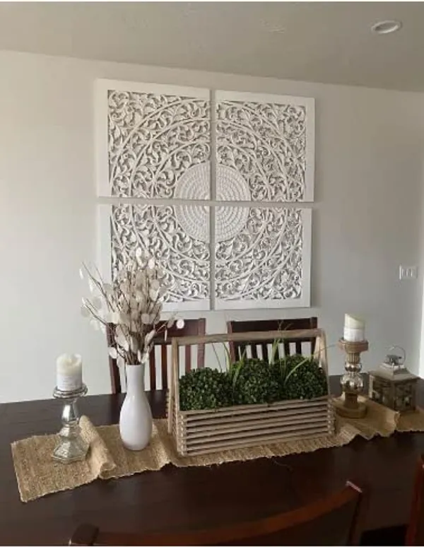 Pack_Of_4_White_Decorative_And_Hand_Crafted_Distressed_Wooden_Wall_Plaque_(24_X_24_Inch)