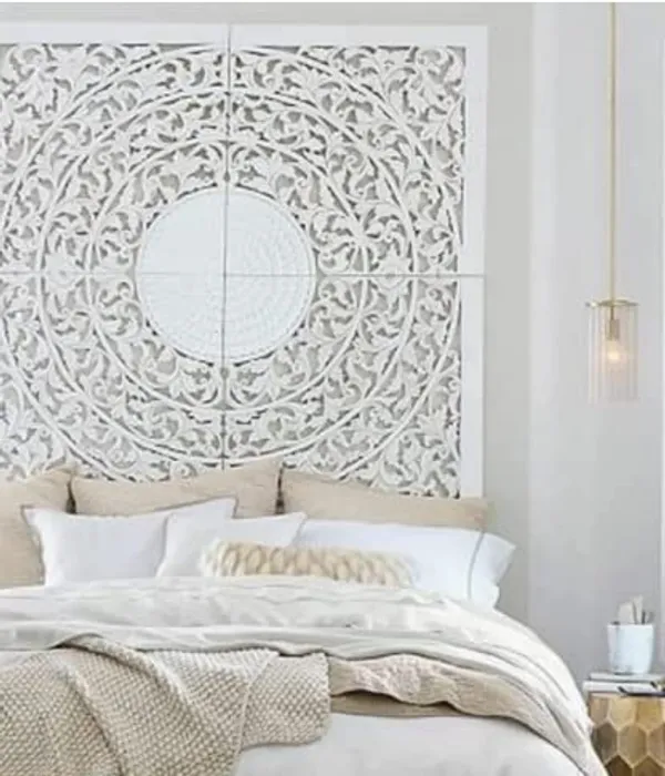 Pack_Of_4_White_Decorative_And_Hand_Crafted_Distressed_Wooden_Wall_Plaque_(24_X_24_Inch)