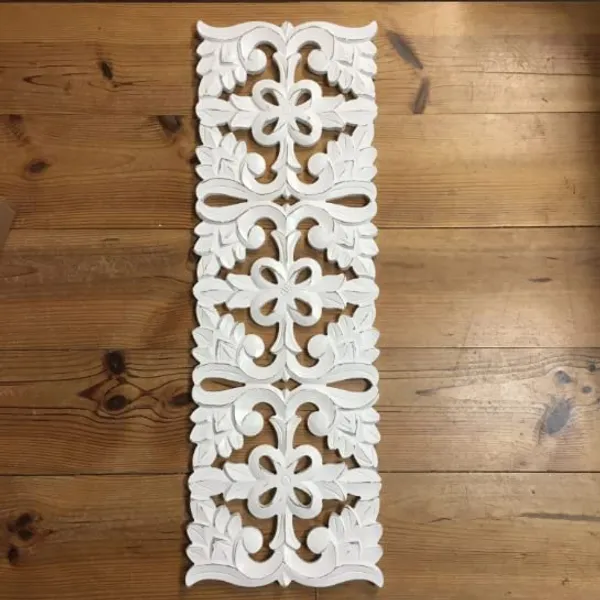 White_Wall_Decoration_Panel_Hanging_|_Wood_Carving_Wall_Decoration_Panel_(12_X_36_Inch)