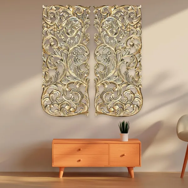 Wall_Decoration_Panel_Hanging,_Wood_Carving_Wall_Decoration_Panel_for_Living_Room,_Bedroom,_Hallway,_Office_Wood_Wall_Art_Panels_Set_of_Multiple_Designs_(Gold_1,_2)