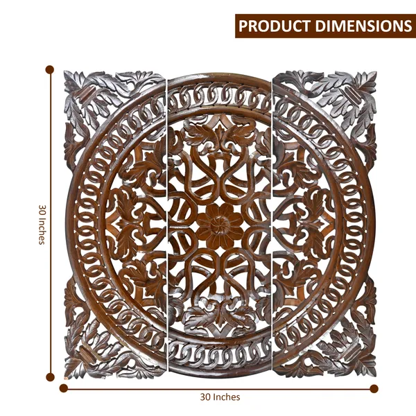 Pack_Of_3_Brown_Hand_Crafted_Wooden_Square_Wall_Mount_Panel_(30_X_30_Inch)