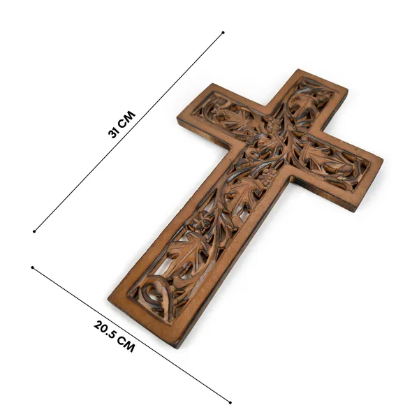Brown_Wall_Hanging_Wooden_Cross_Handmade_Design_(12_Inch)